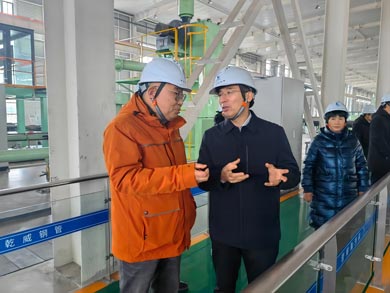 河北省工信厅二级巡视员苏会彬一行在海乾威公司进行调研    