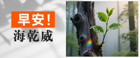 早安！海乾威丨追随光，靠近光，成为光，散发光【2025年8月3日】    